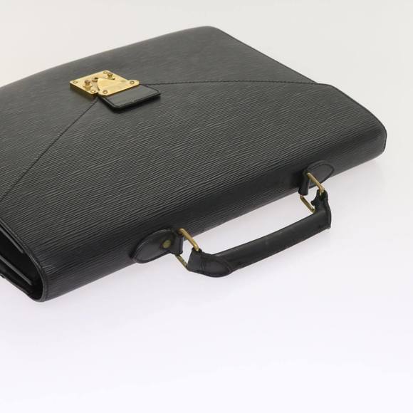 LOUIS VUITTON Epi Serviette Ambassador Business Bag Black M54412 LV Auth 55373 - Picture 6 of 16
